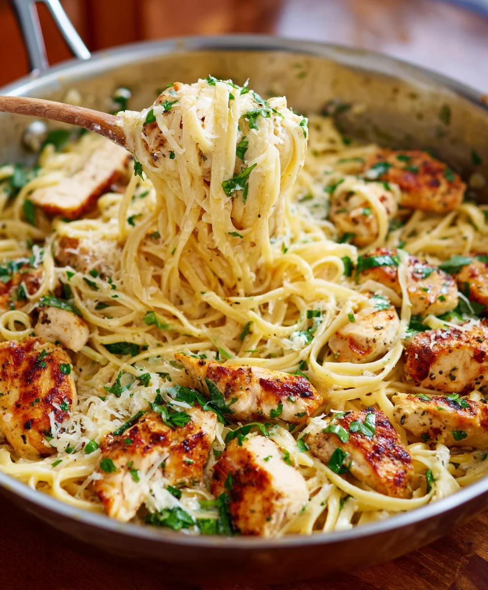 Healthy Garlic Parmesan Chicken Pasta: Flavorful & Simple