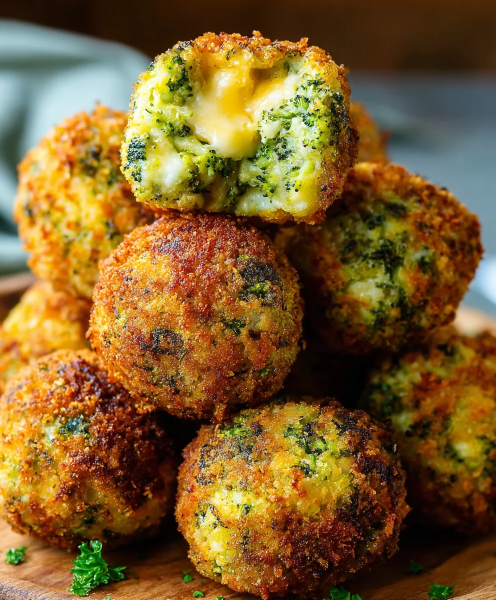 Broccoli Cheese Balls Recipe: Crispy & Cheesy Bites!