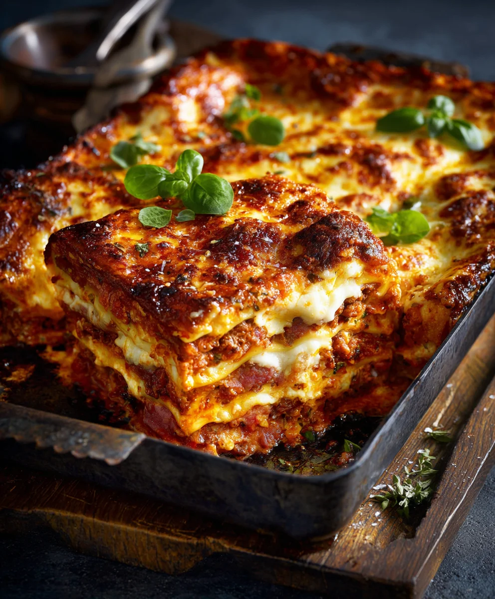 Hearty Beef, Ham & Cheese Lasagna: A Family Favorite!