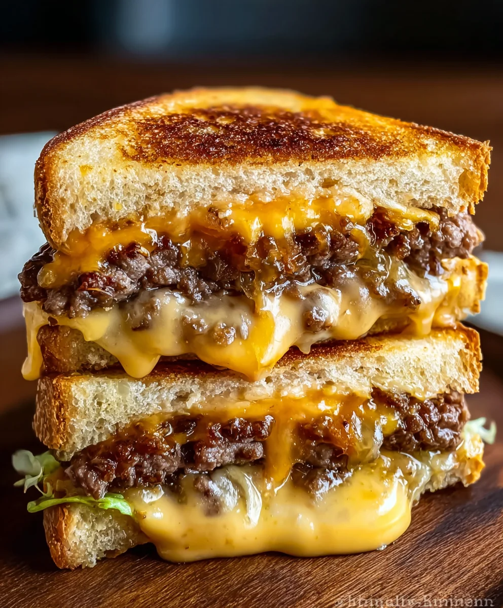 Smash Burger Grilled Cheese: Ultimate Juicy Beef Melt