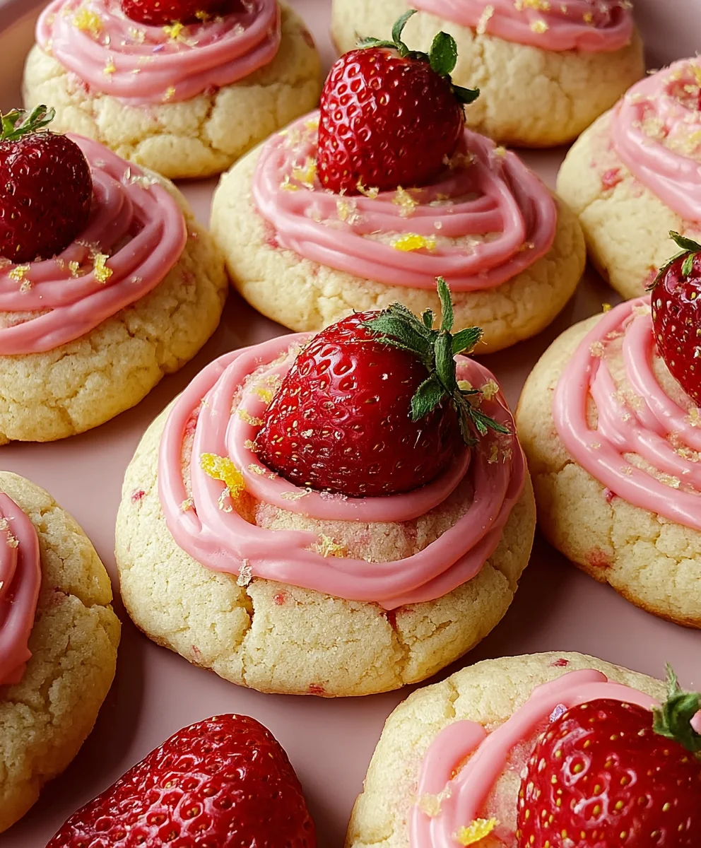 Strawberry Lemonade Cookies: Sweet, Tangy & Refreshing