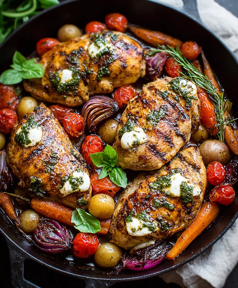 Quick One Pan Balsamic Chicken - Flavorful & Simple!