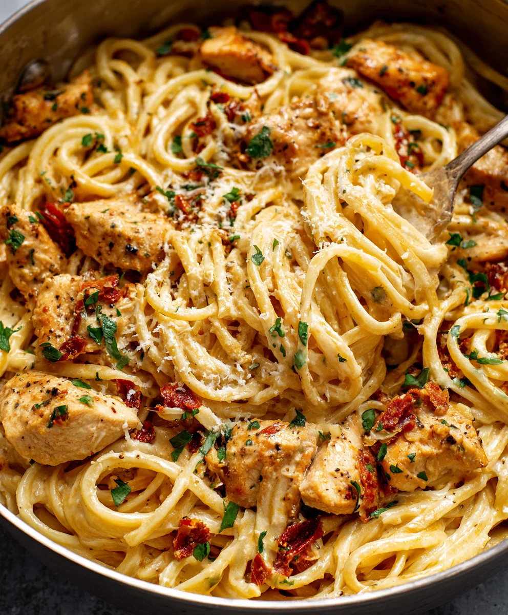 Healthy Garlic Parmesan Chicken Pasta: Flavorful & Simple