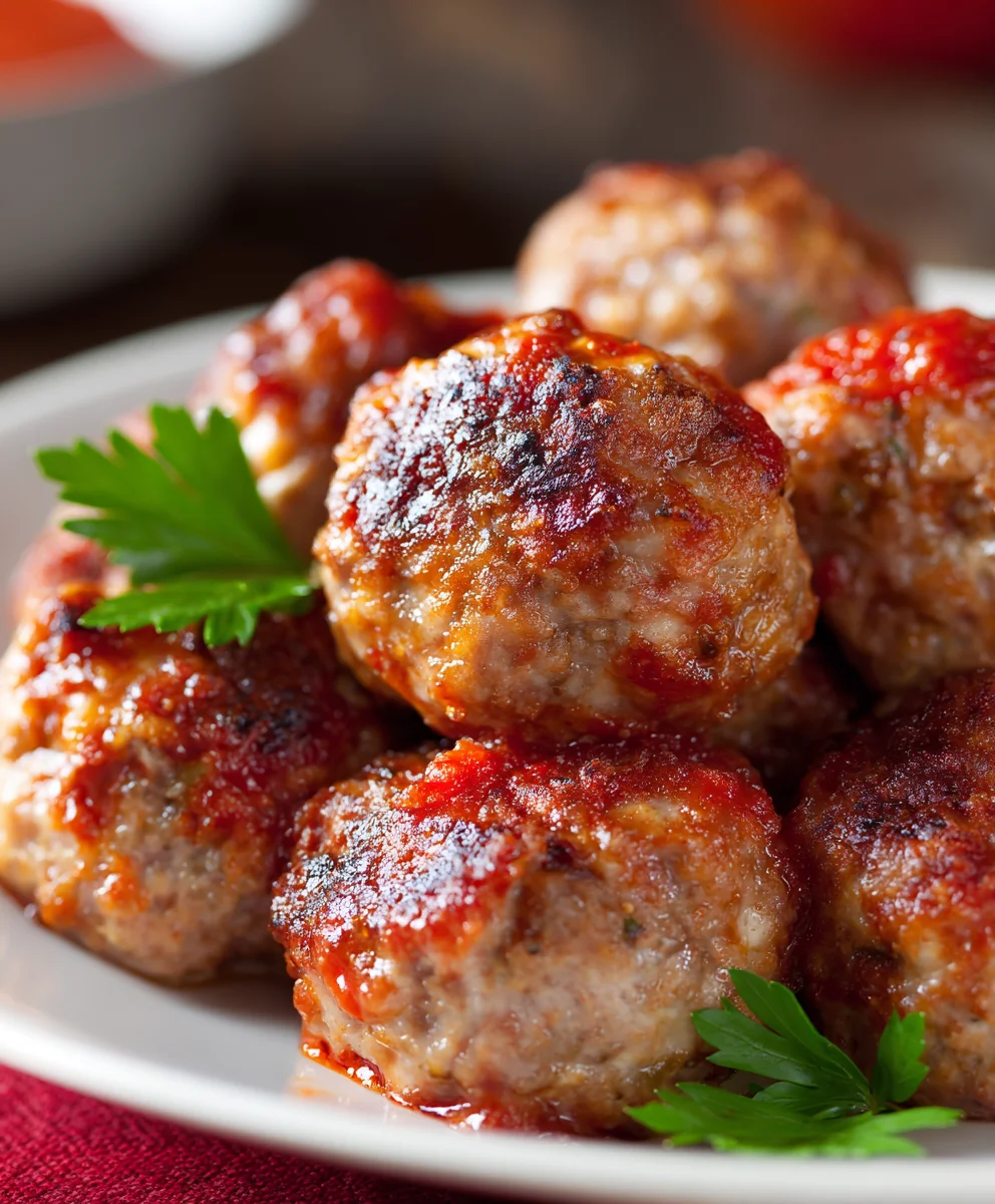 Delicious Mozzarella Stuffed Beef Meatballs Recipe