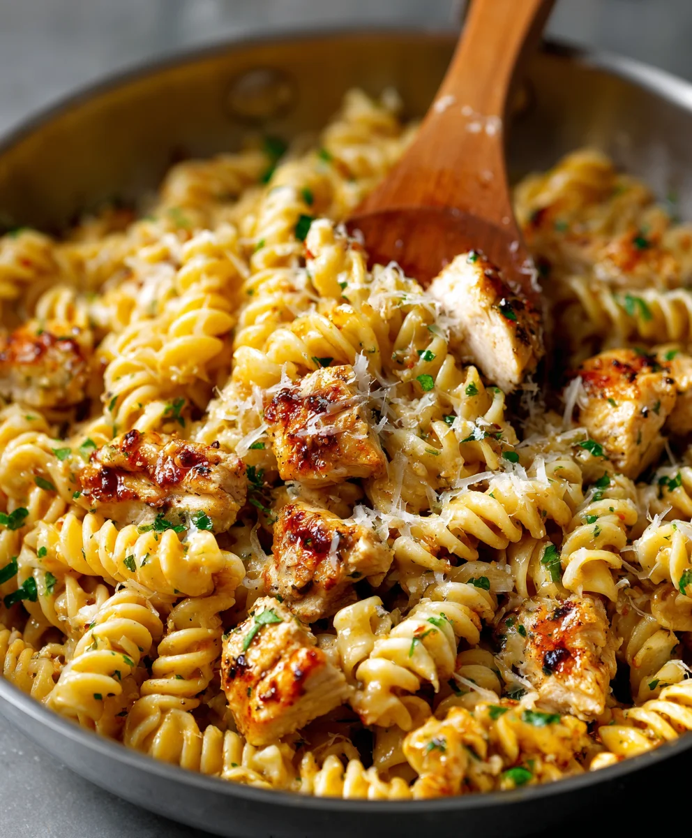 Ultimate Chicken Garlic Parmesan Pasta: Quick & Flavorful