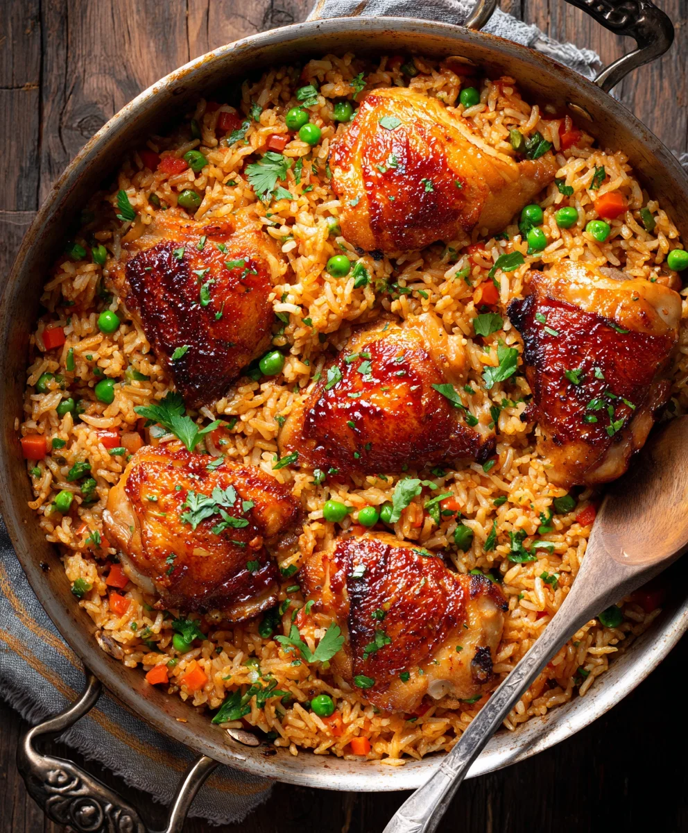 Honey BBQ Chicken Rice – Sweet & Smoky Dinner Perfection