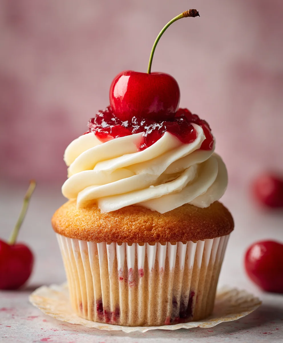 Perfect Fresh Cherry Cupcakes: A Juicy Sweet Bake