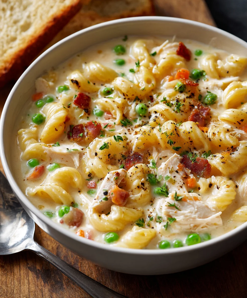 Ultimate Chicken Macaroni Cheese Soup: Comfort Food!