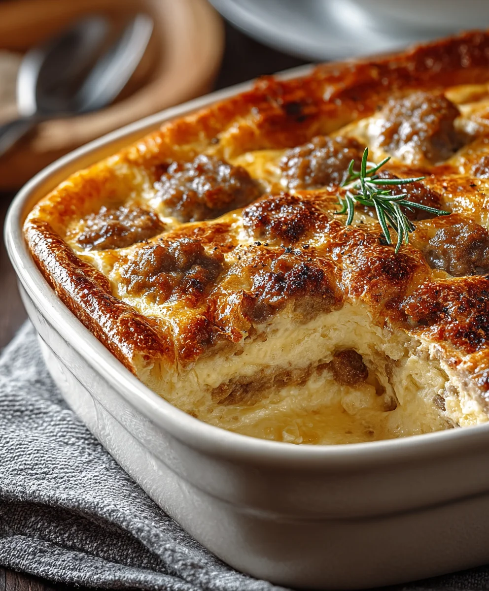 Easy Beef Sausage Pancake Bake - Your New Brunch Favorite