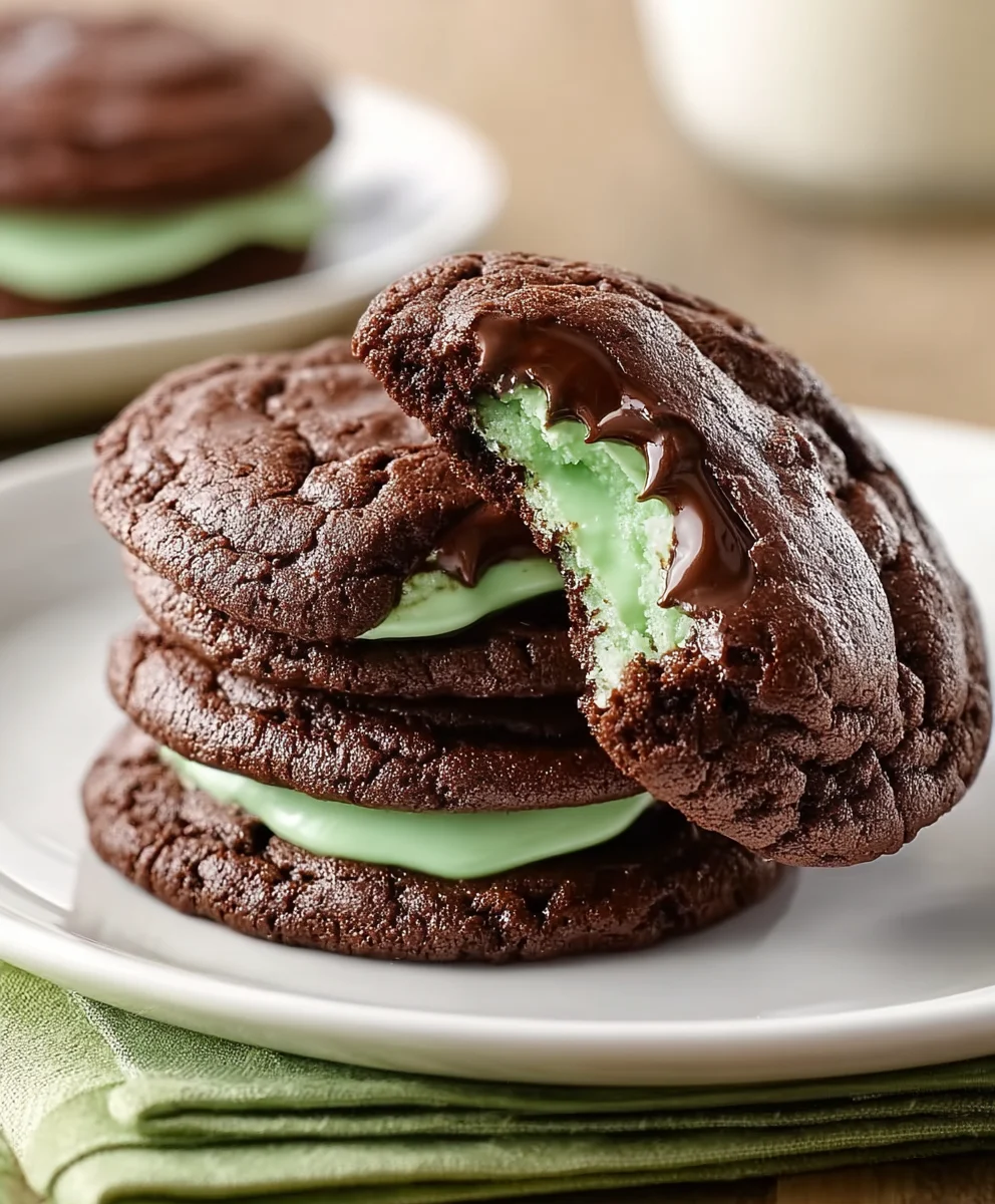 Minty Grasshopper Cake Mix Cookies – Quick & Fun!
