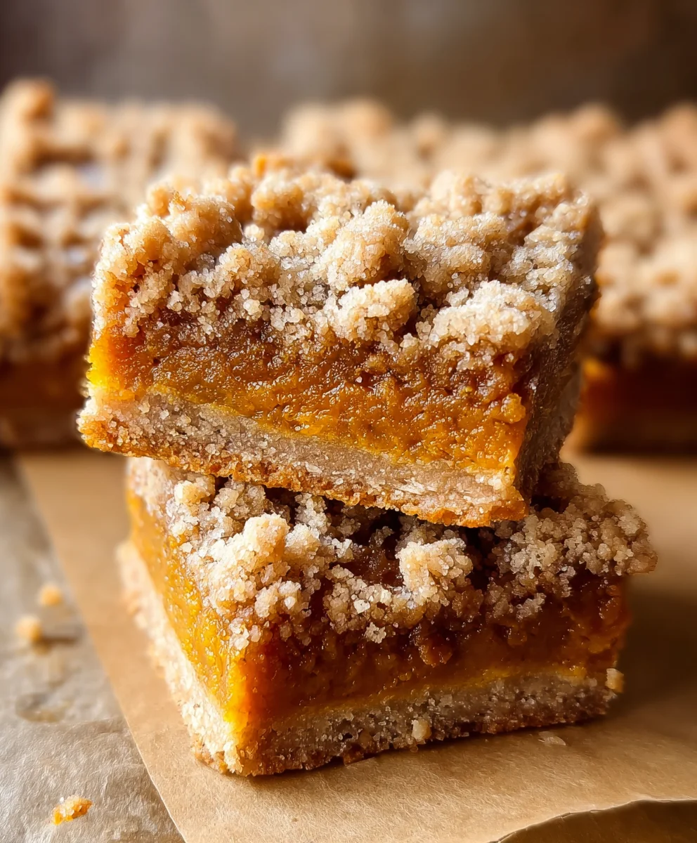 Pumpkin Streusel Bars Recipe: Fall's Sweetest Treat!