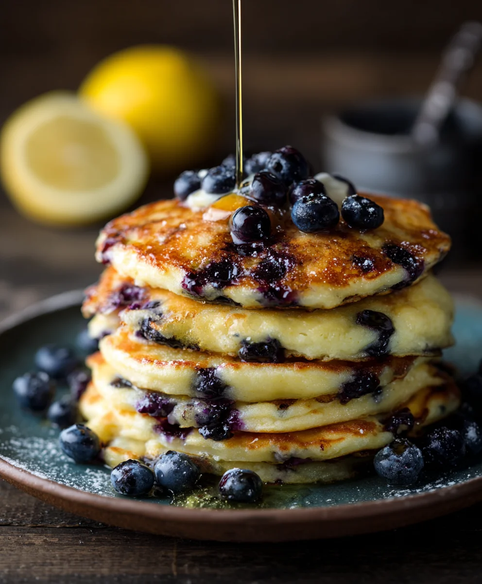 Lemon Blueberry Pancakes Recipe: Bright & Fluffy Breakfast!