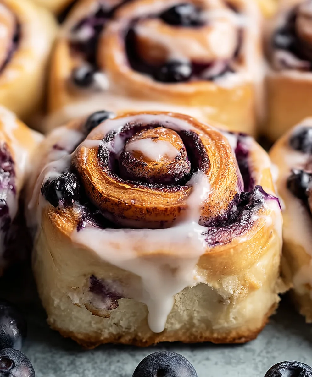 Homemade Blueberry Cinnamon Rolls Recipe - Easy & Delicious!