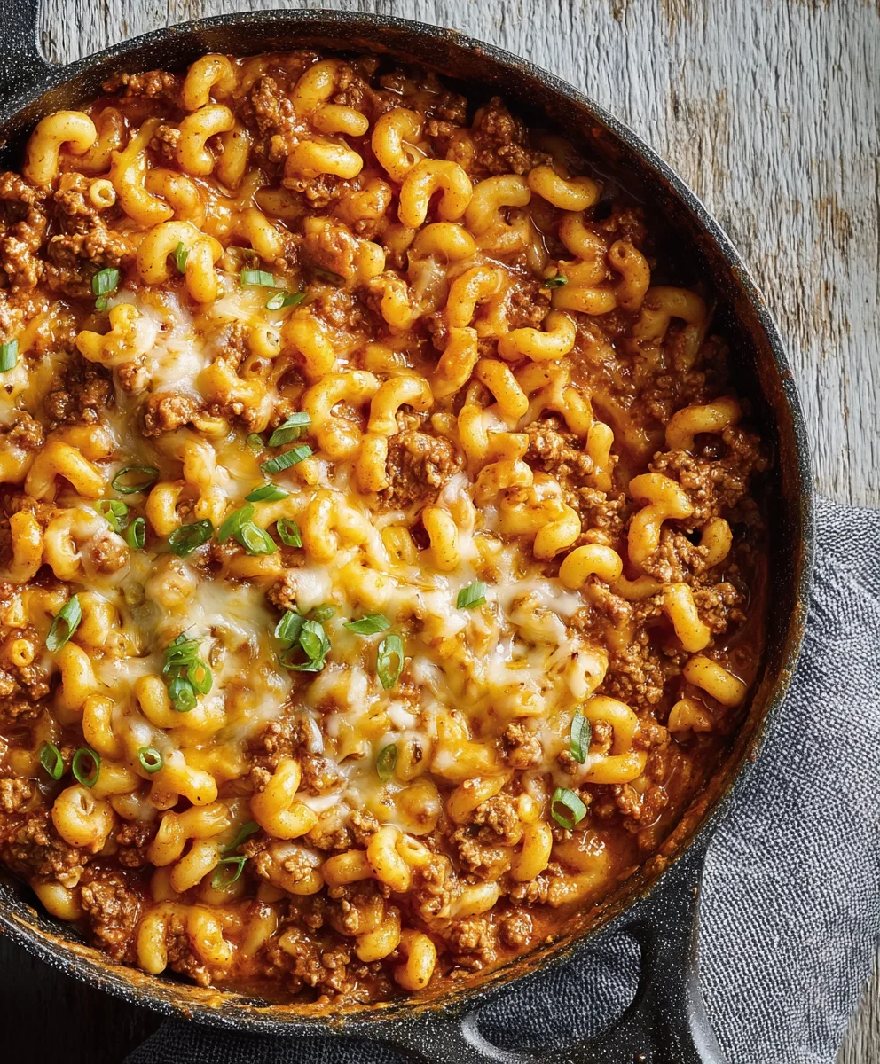 Ultimate Beef Chili Mac & Cheese: One-Pot Family Meal