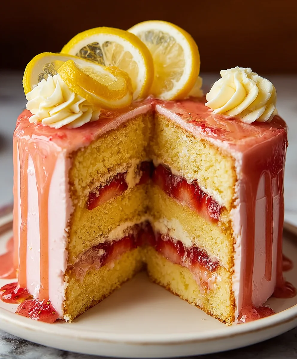 Strawberry Lemonade Cake: Your New Favorite Summer Treat!