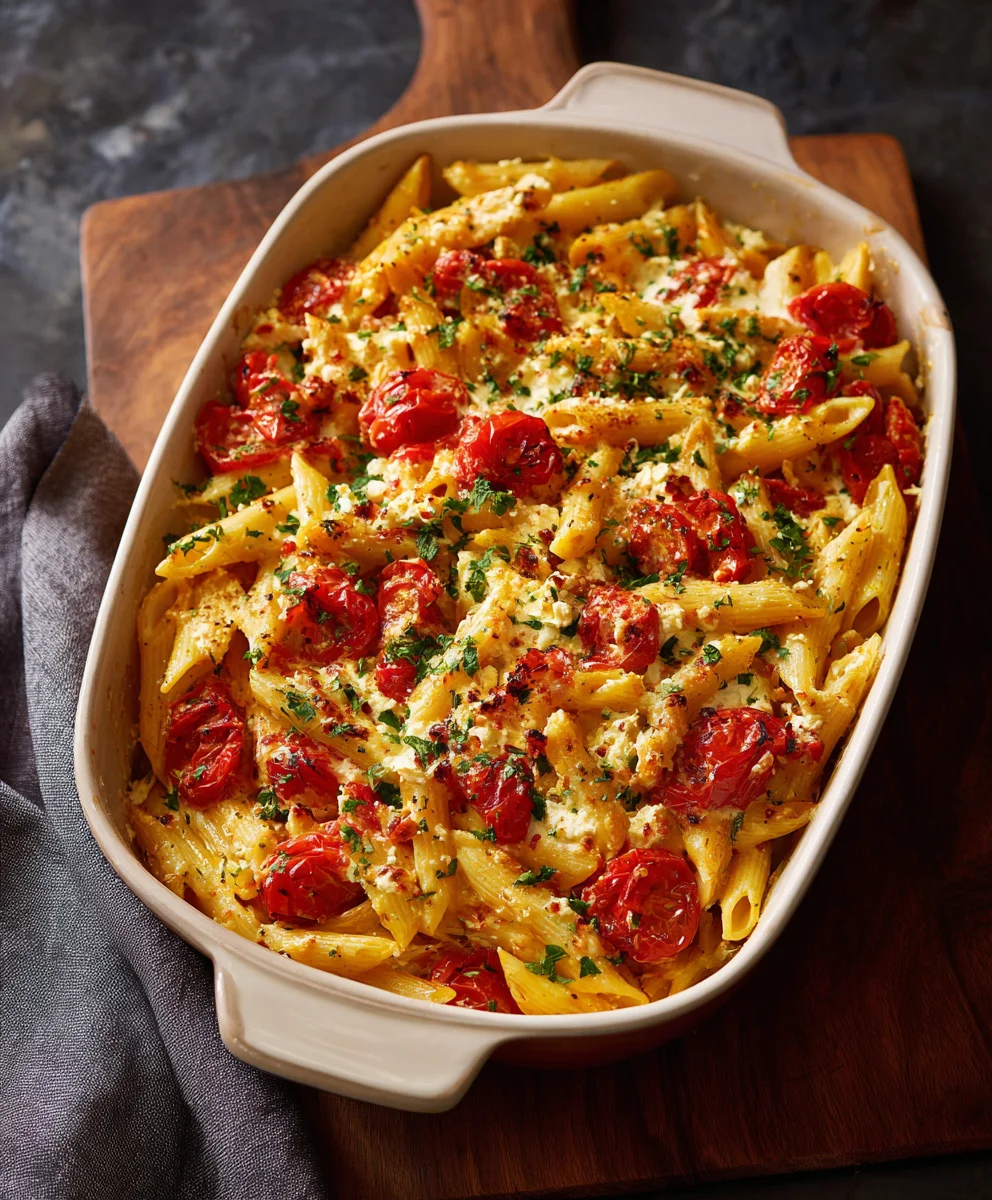 The BEST Baked Feta Pasta: Quick & Flavorful Dinner Idea