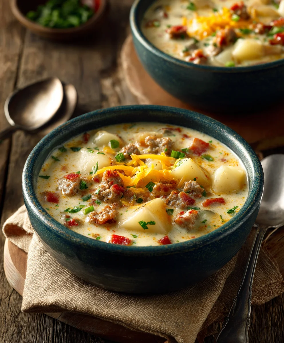 Best Sausage Potato Chowder – Quick, Creamy & Flavorful!