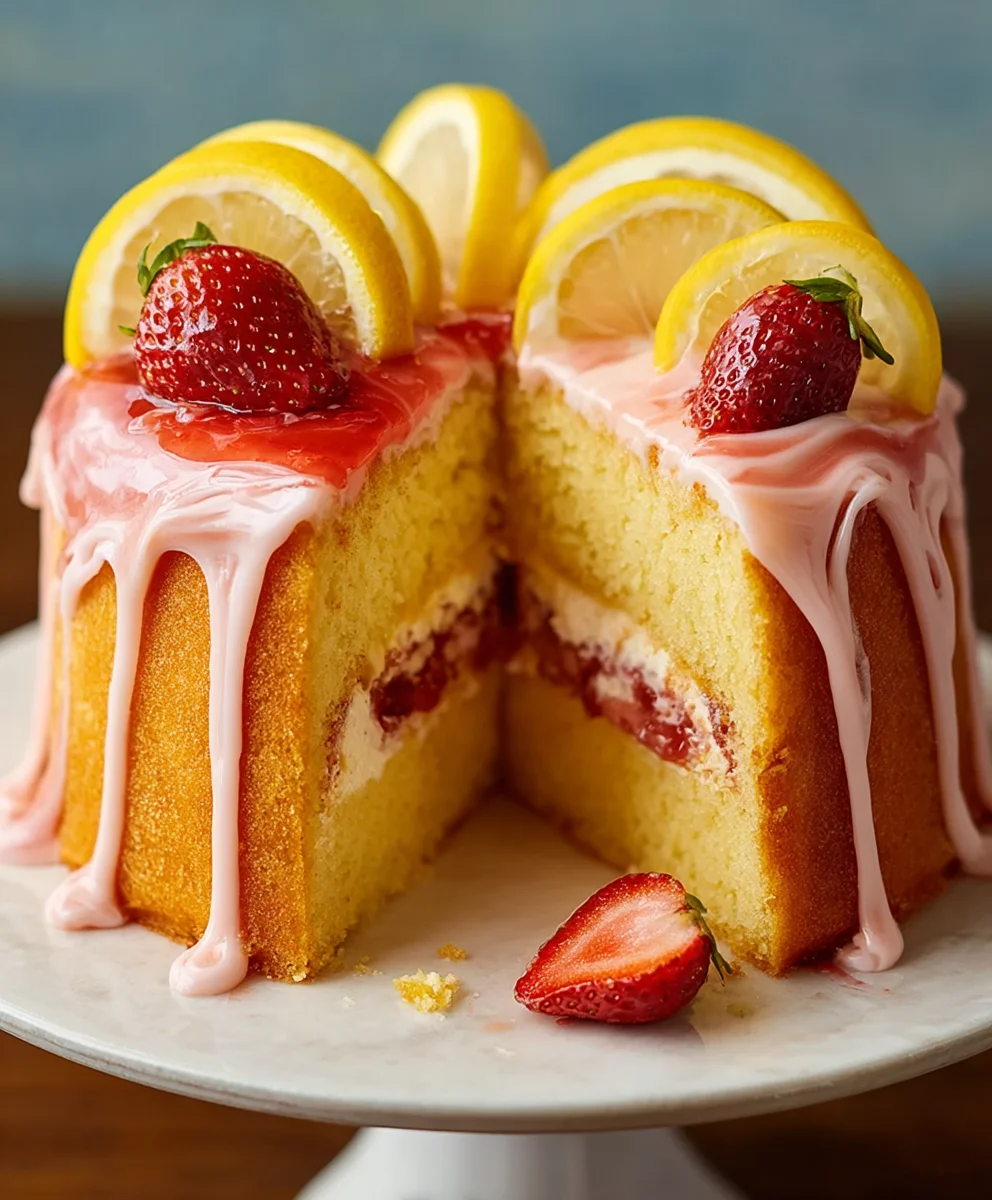 Strawberry Lemonade Cake: Your New Favorite Summer Treat!