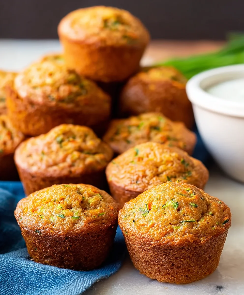 Carrot Zucchini Mini Muffins: Healthy, Easy & Delicious!