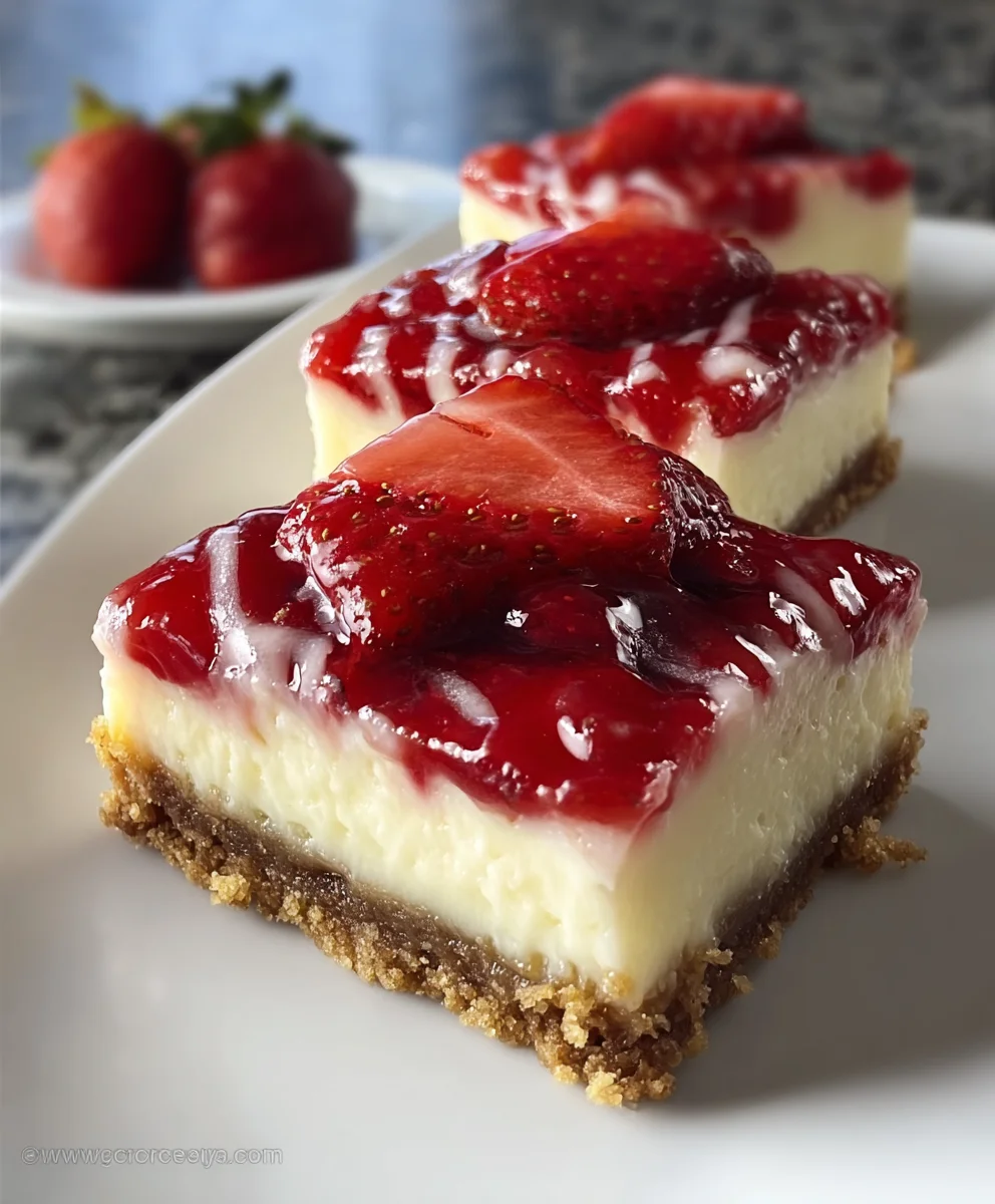 Best Philadelphia Strawberry Cheesecake Bars: Easy Recipe!