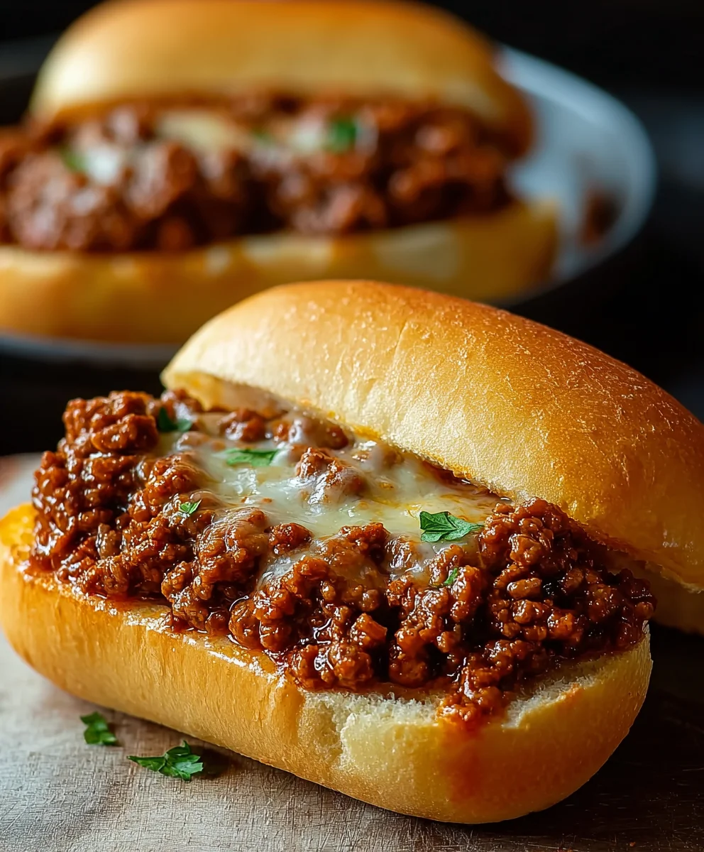 Delicious Sloppy Joe Garlic Melts - Your New Favorite Dinner