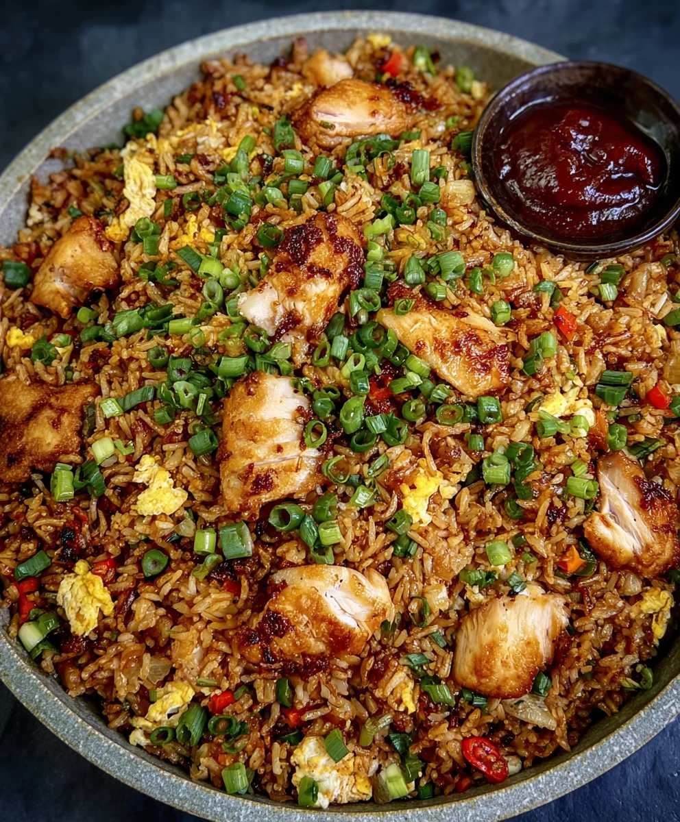 Easy BBQ Chicken Fried Rice Recipe – Your New Favorite!