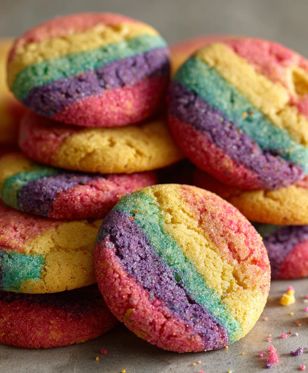Awesome Rainbow Cookies Recipe: Colorful & Fun!
