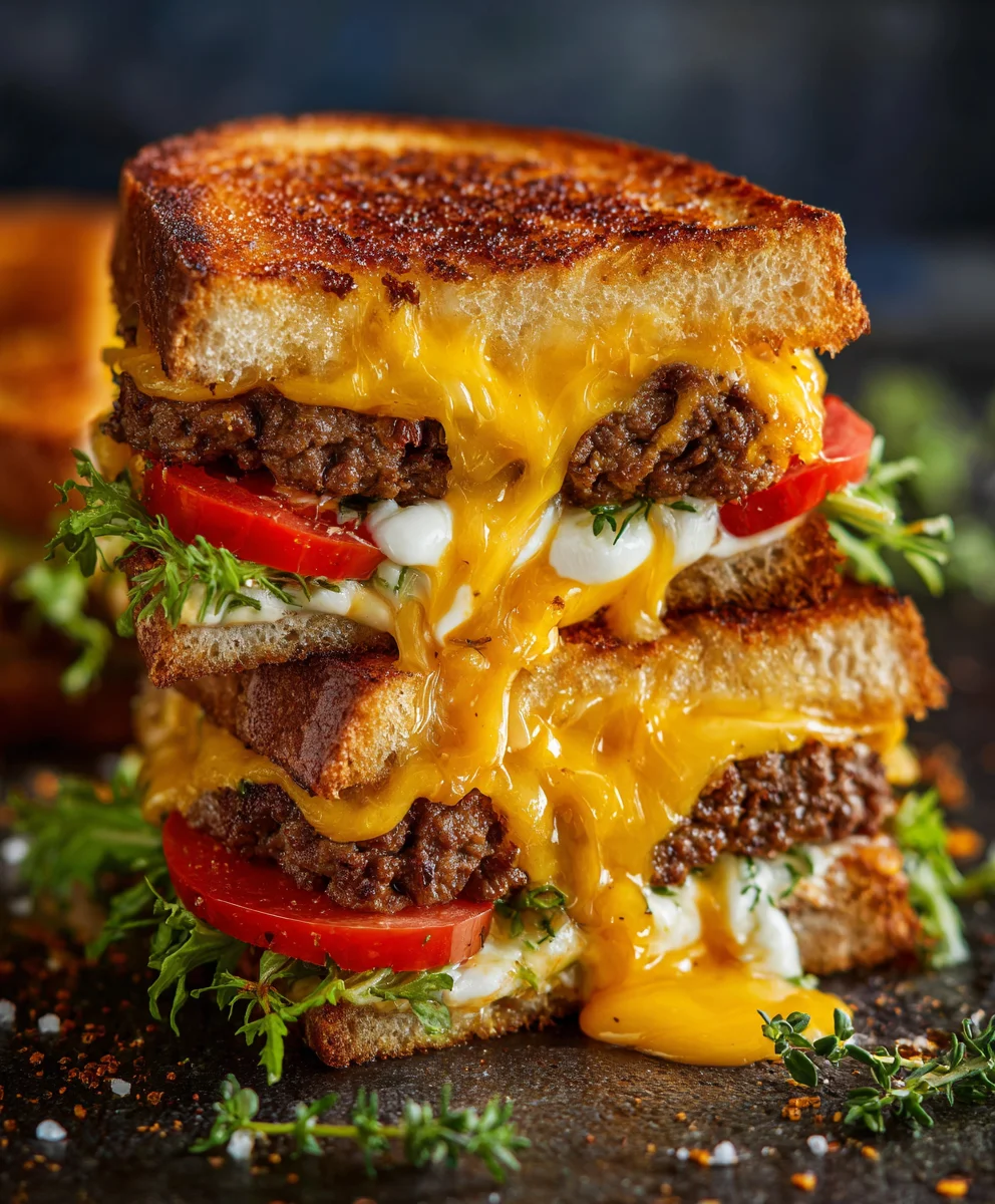 Smash Burger Grilled Cheese: Ultimate Flavor Fusion!