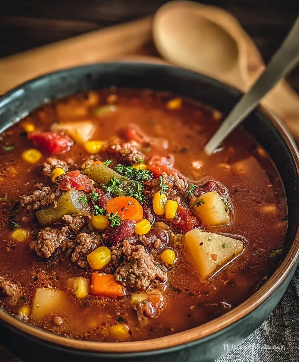 Ultimate Cowboy Soup: Hearty Beef & Veggie One-Pot Meal