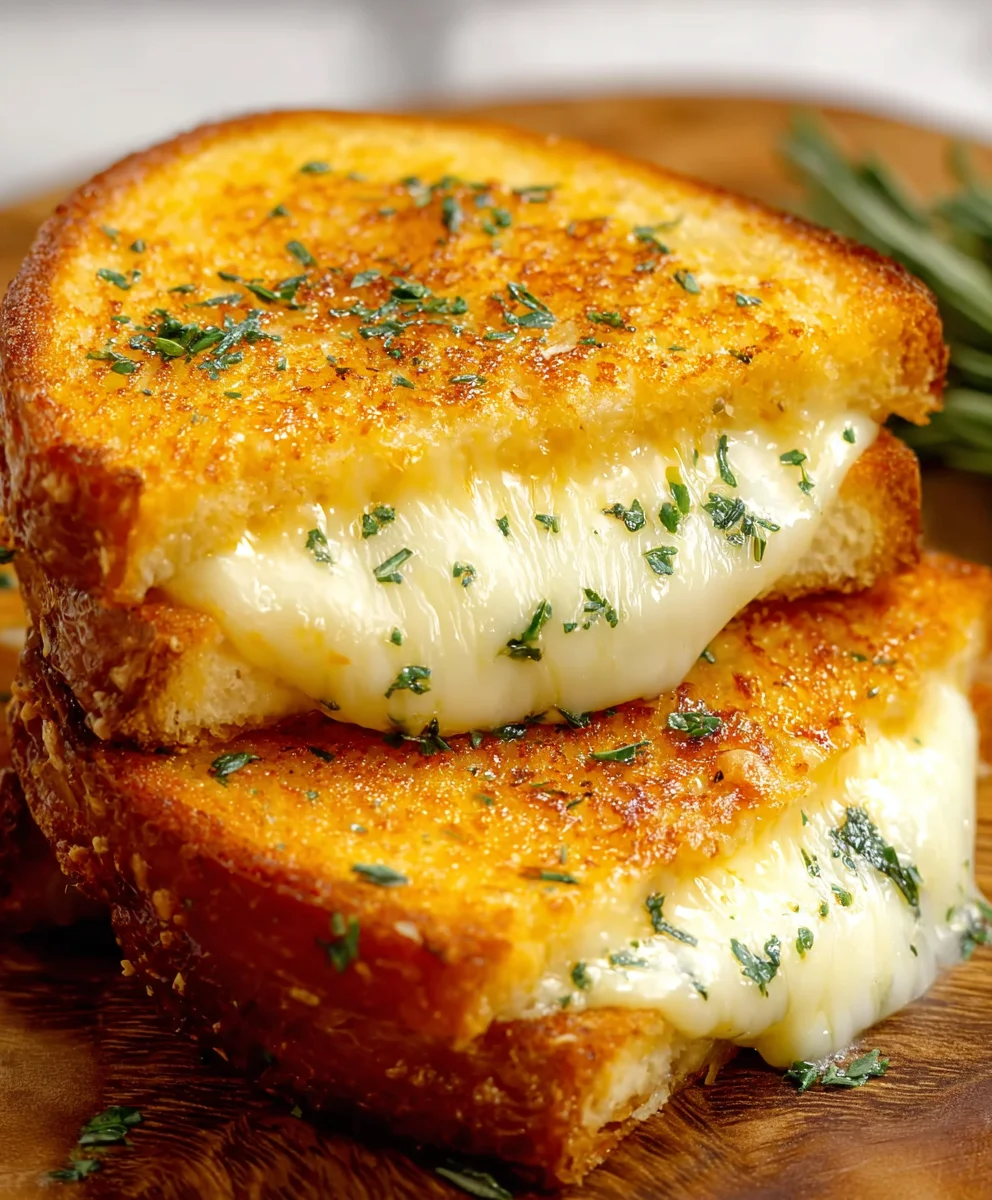 Garlic Bread Grilled Cheese: The Ultimate Comfort Food!