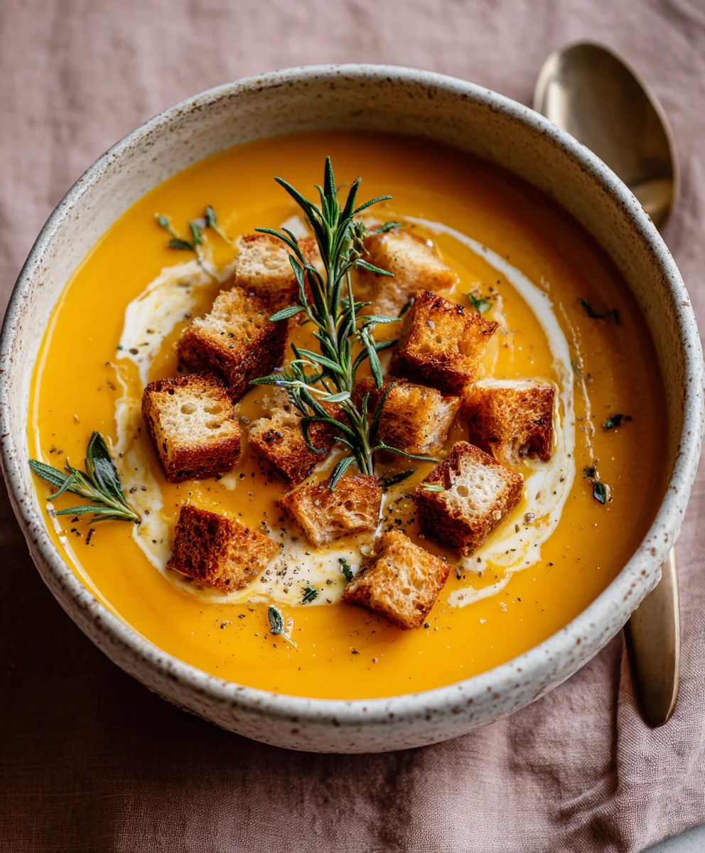 Easy & Delicious Butternut Squash Sweet Potato Soup