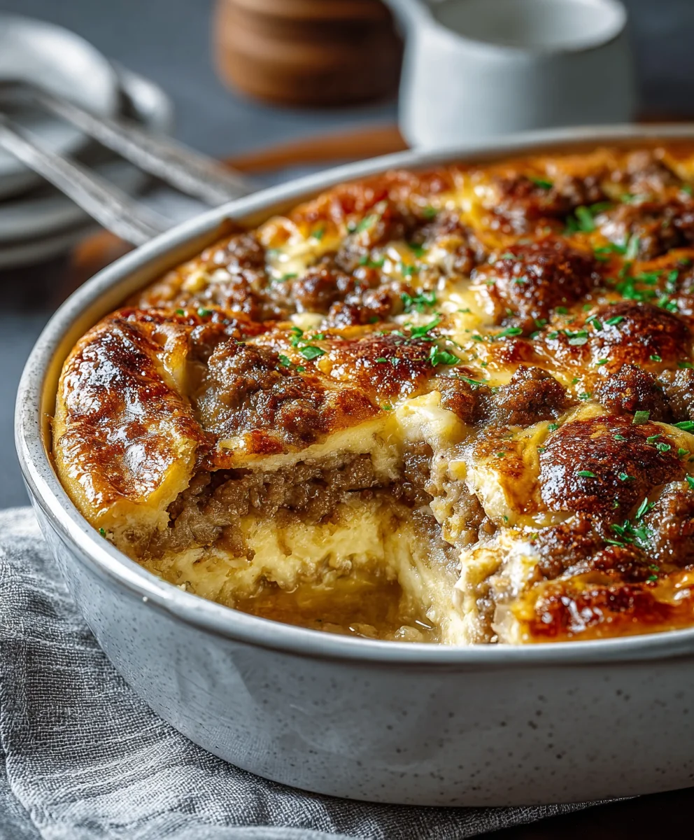 Easy Beef Sausage Pancake Bake - Your New Brunch Favorite