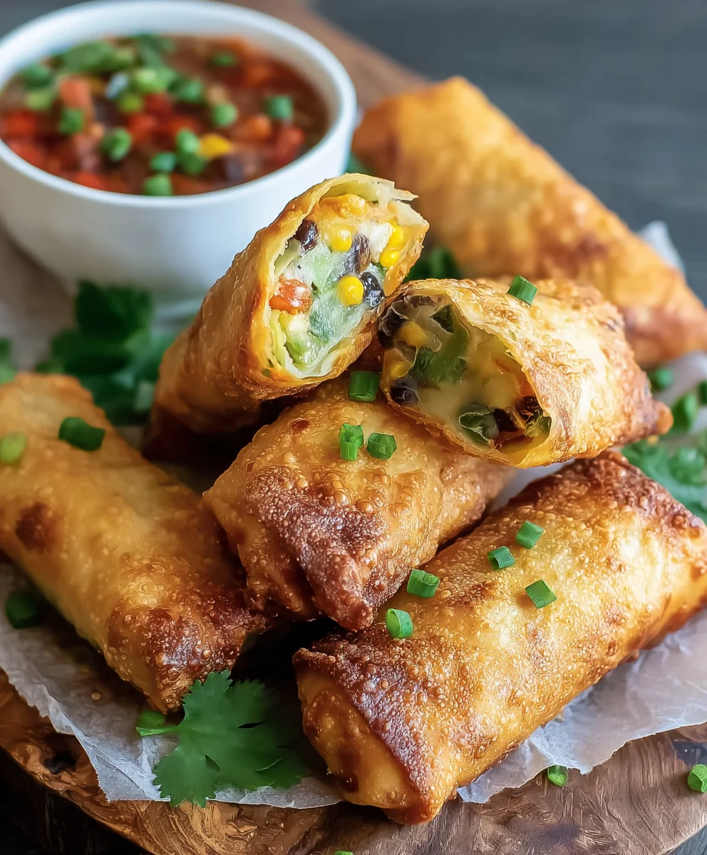 Southwestern Egg Rolls: Crispy, Zesty, Irresistible!