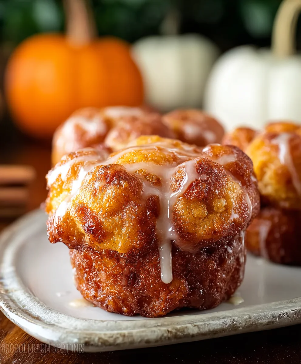 Warm Pumpkin Monkey Bread Muffins - Your Fall Flavor Treat!