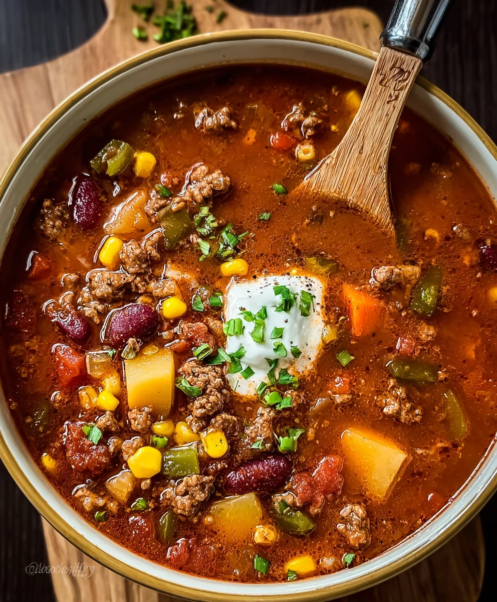 Ultimate Cowboy Soup: Hearty Beef & Veggie One-Pot Meal