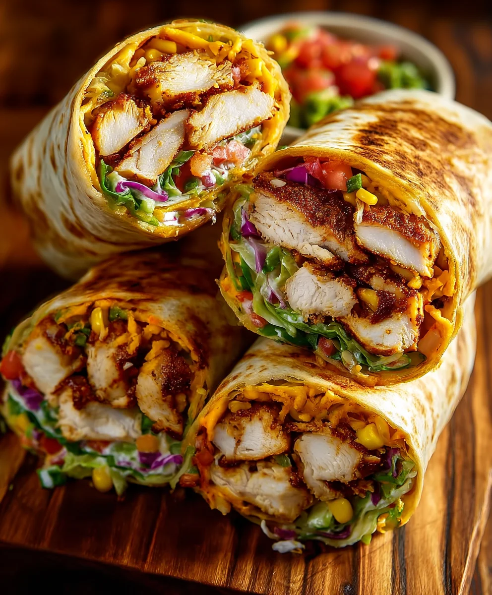 Delicious Southwest Chicken Wraps: Quick Weeknight Dinner!