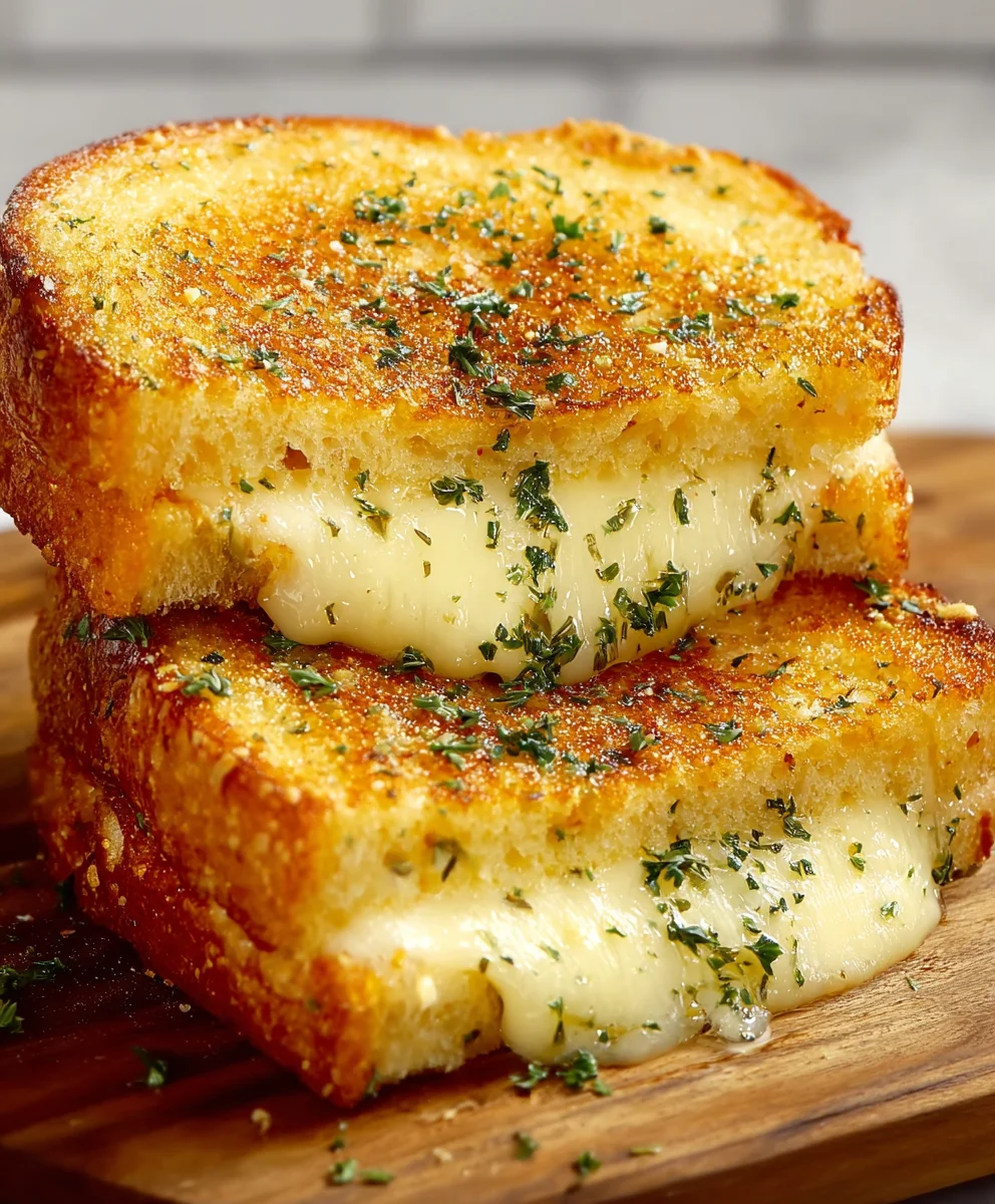 Garlic Bread Grilled Cheese: The Ultimate Comfort Food!