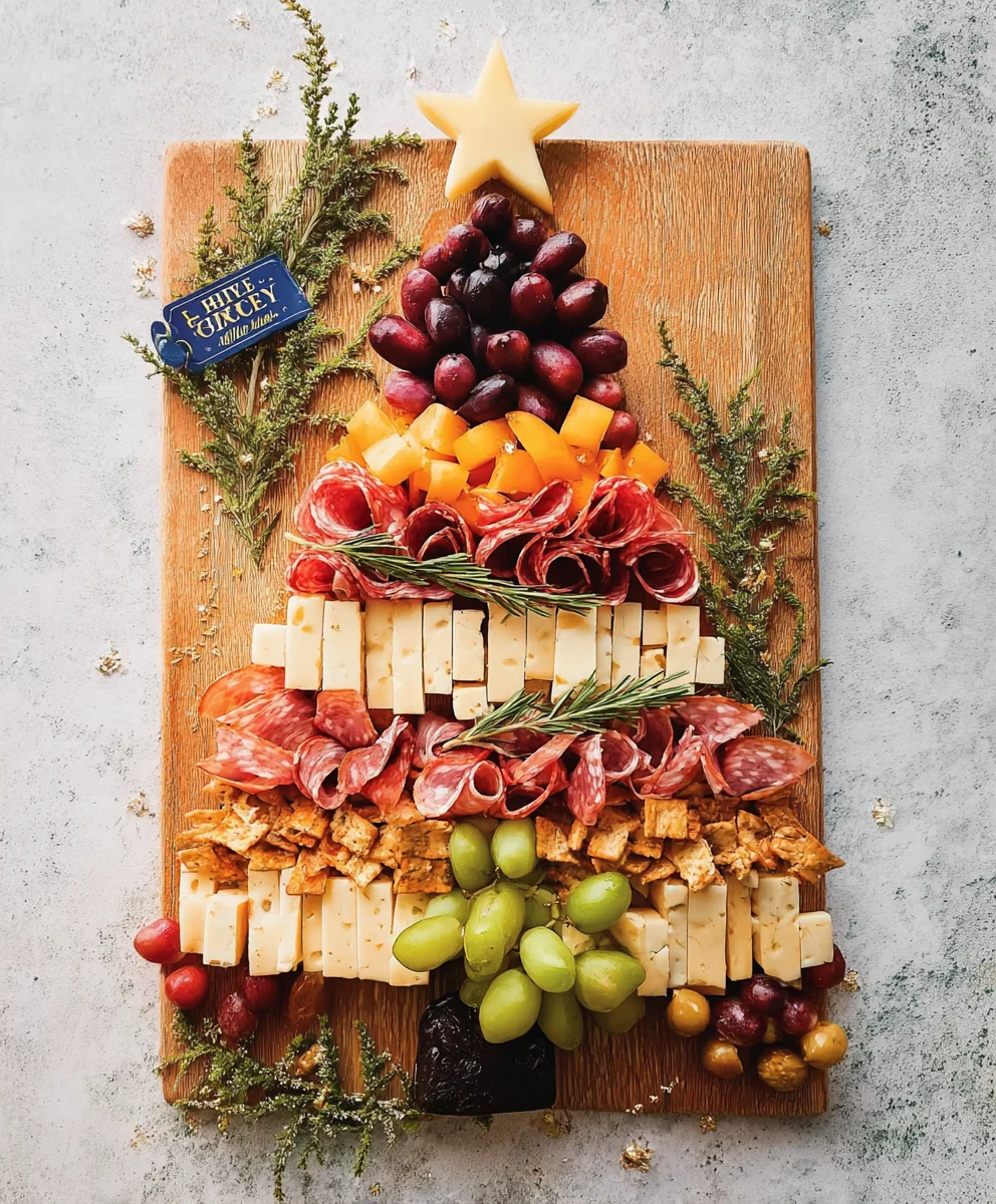 Christmas Tree Charcuterie Board: Festive & Delicious!