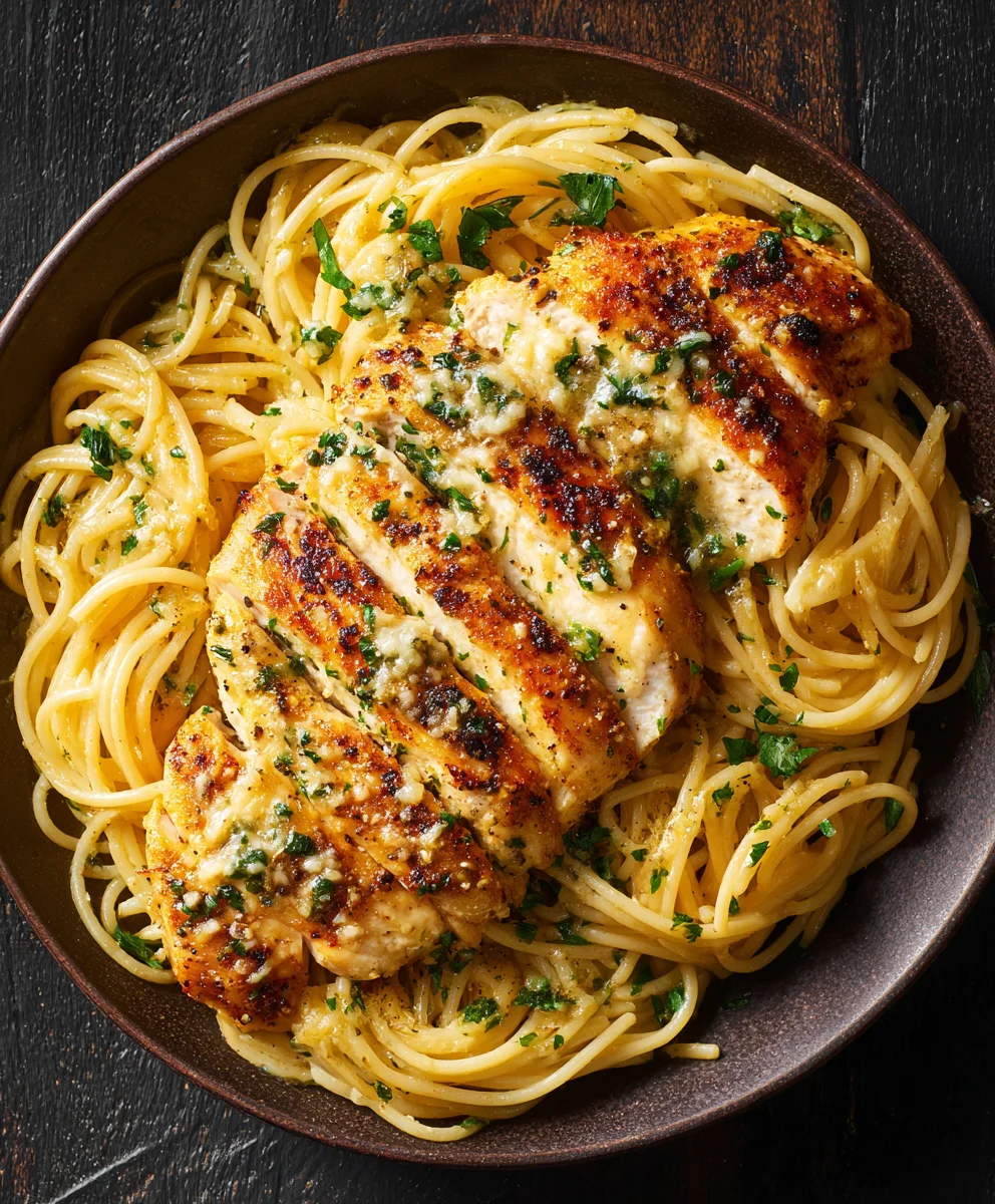 Garlic Parmesan Chicken Pasta: Easy & Delicious Dinner!