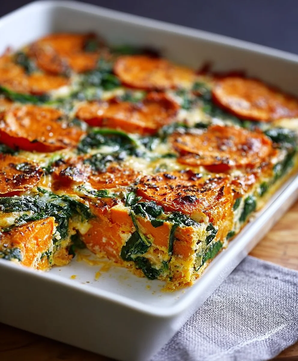 Sweet Potato Spinach Bake: Healthy, Easy, Delicious Meal