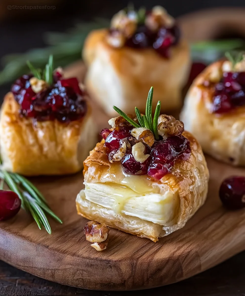 Quick & Easy Cranberry Brie Bites: Perfect Holiday Appetizer!