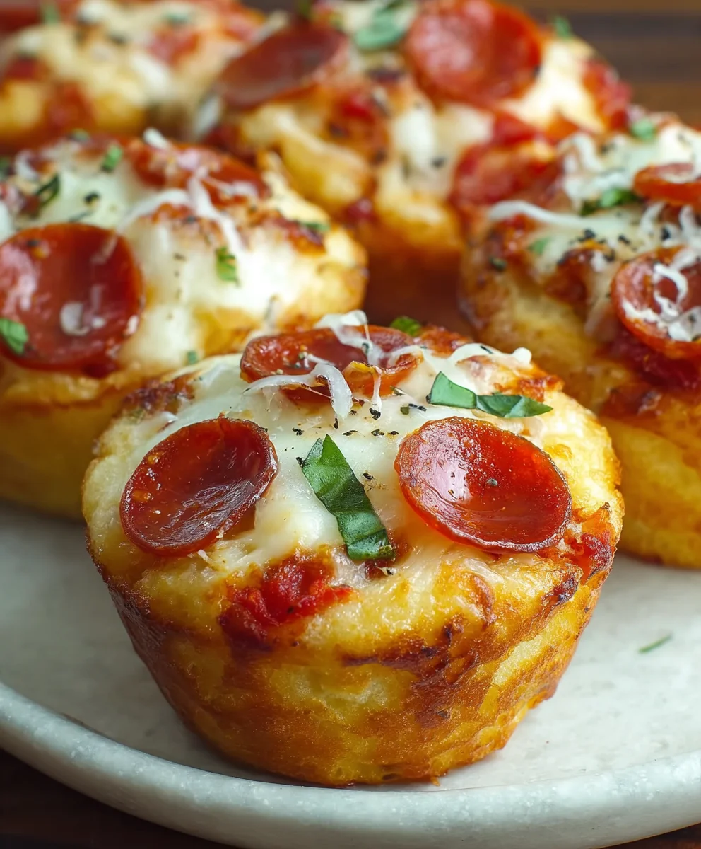 Easy Pizza Cupcakes Recipe: Fun & Fast Beef Bites!