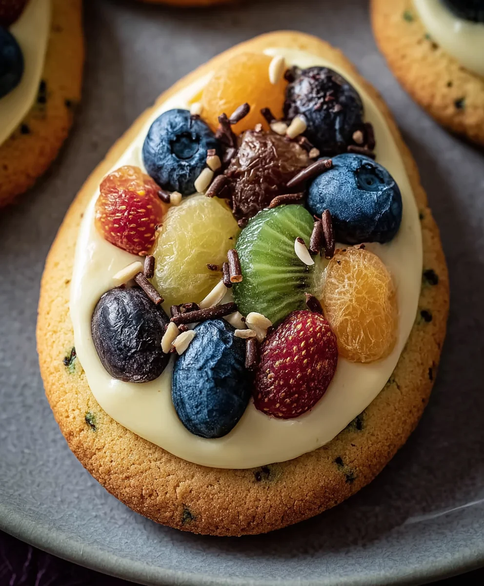 Sweet Easter Fruit Egg Cookies: A Delightful Spring Treat