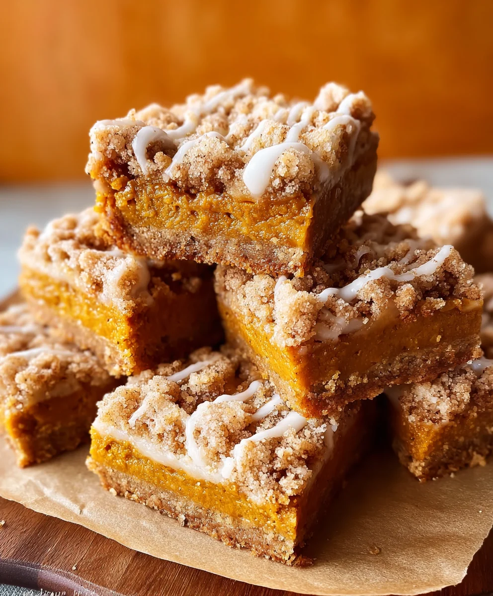 Pumpkin Streusel Bars Recipe: Fall's Sweetest Treat!
