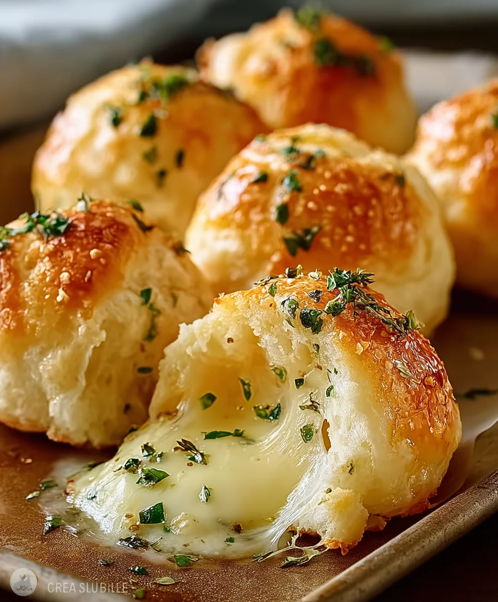 Pillsbury Garlic Butter Cheese Bombs: Easy & Cheesy!