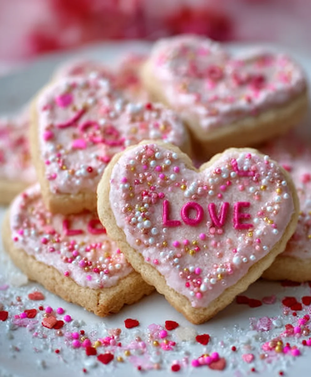 Best Non-Alcohol Valentine Sugar Cookies-Sweet & Easy