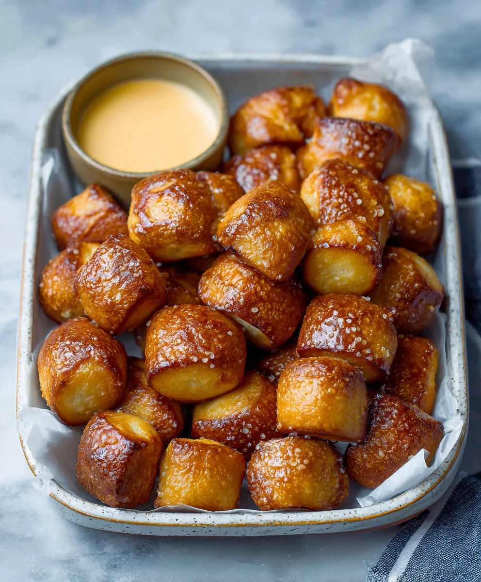 Easy Homemade Soft Pretzel Bites Recipe