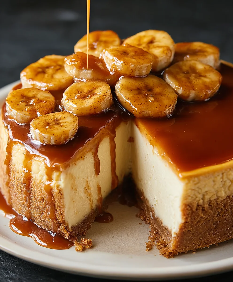 Bananas Foster Cheesecake - Decadent & Easy Dessert