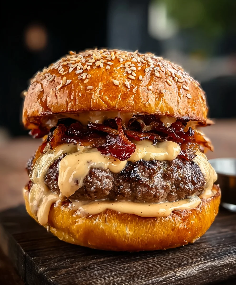 Ultimate Smash Burgers with Beef & Creamy Baconnaise Recipe