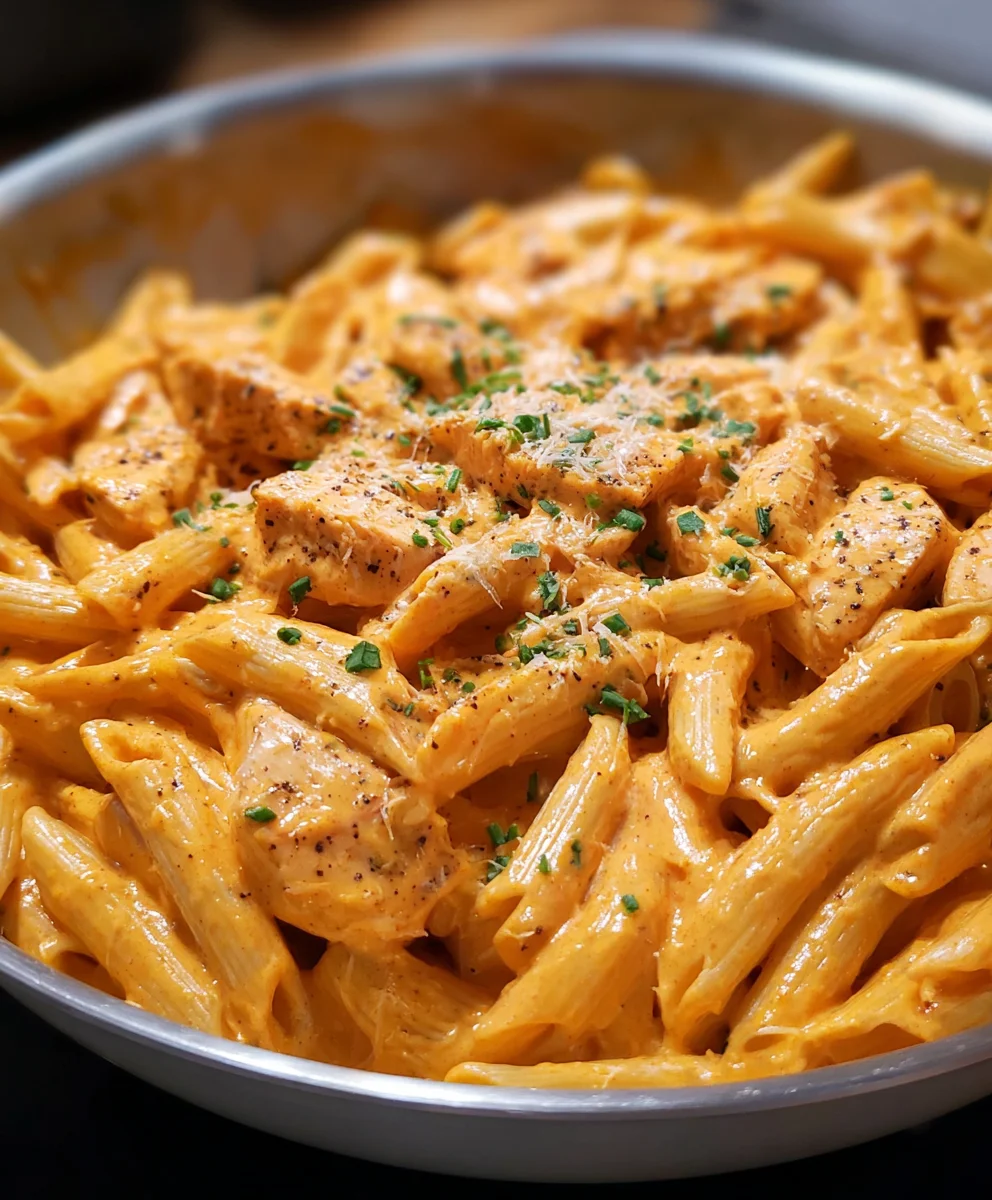 One-Pot Buffalo Ranch Chicken Penne Recipe